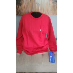 Champion Reverse Weave USA Made Crewneck Sweatshirt w/ Kangaroo Pocket Small NWT